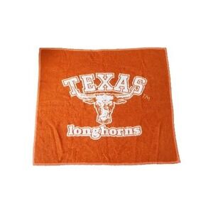 Vintage Biederlack Texas UT Longhorns Hook'em Horns 52x46 Throw Blanket